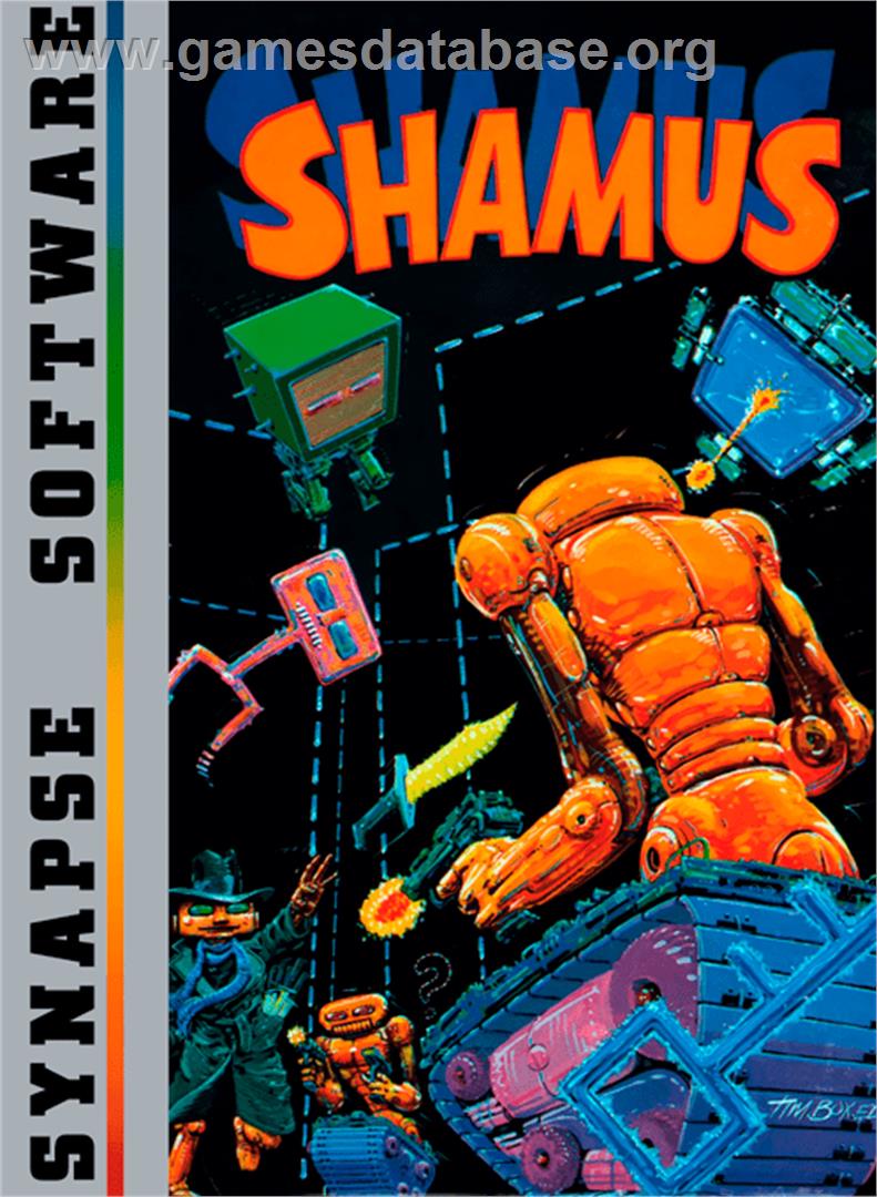 Shamus - Atari 8-bit - Artwork - Box