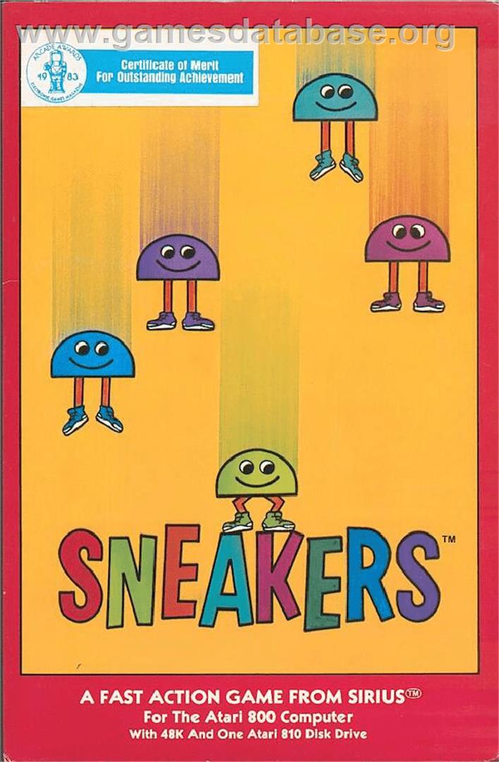 Sneakers - Atari 8-bit - Artwork - Box
