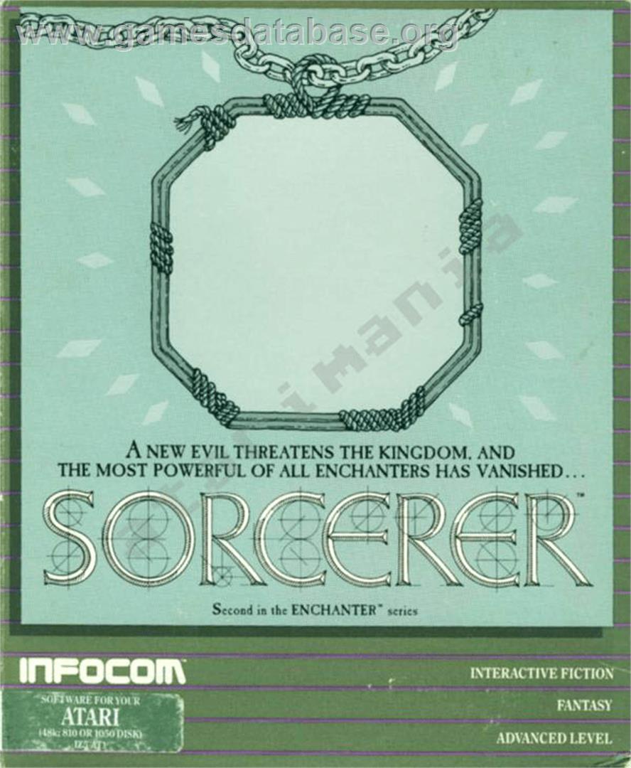 Sorcerer - Atari 8-bit - Artwork - Box