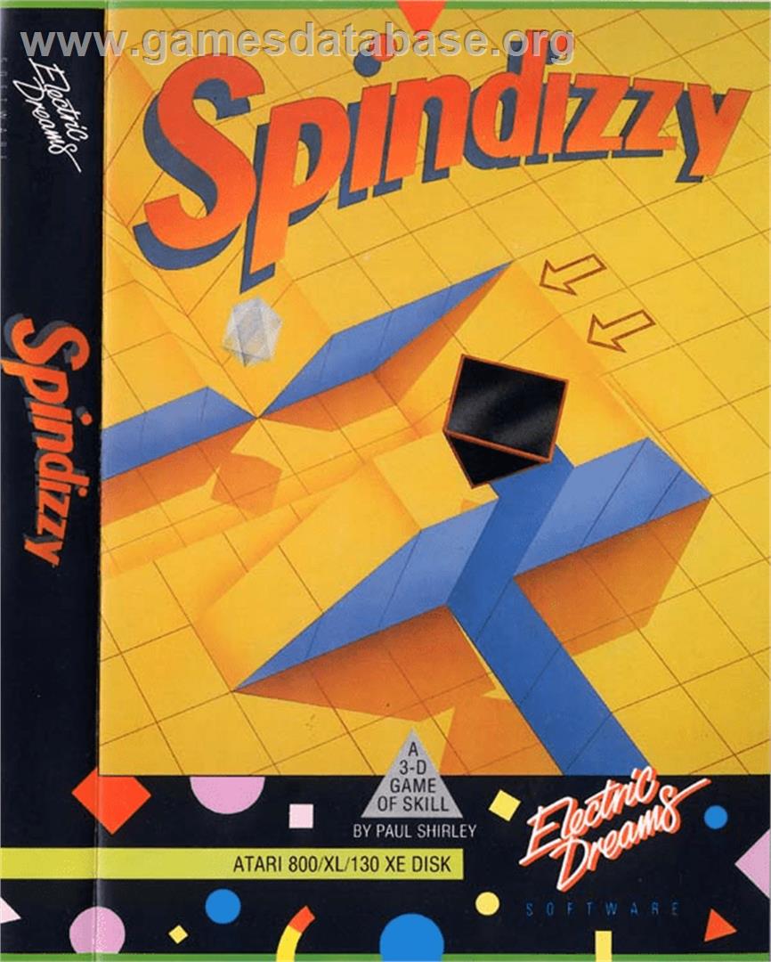 Spindizzy - Atari 8-bit - Artwork - Box