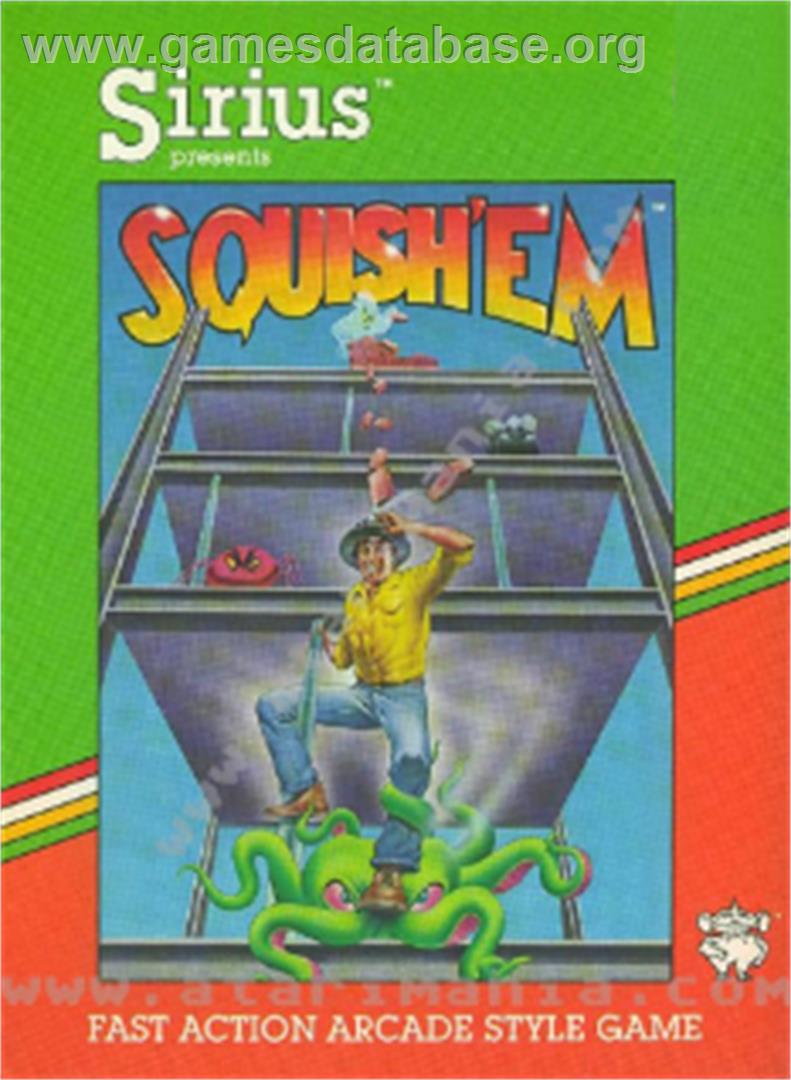 Squish 'em - Atari 8-bit - Artwork - Box