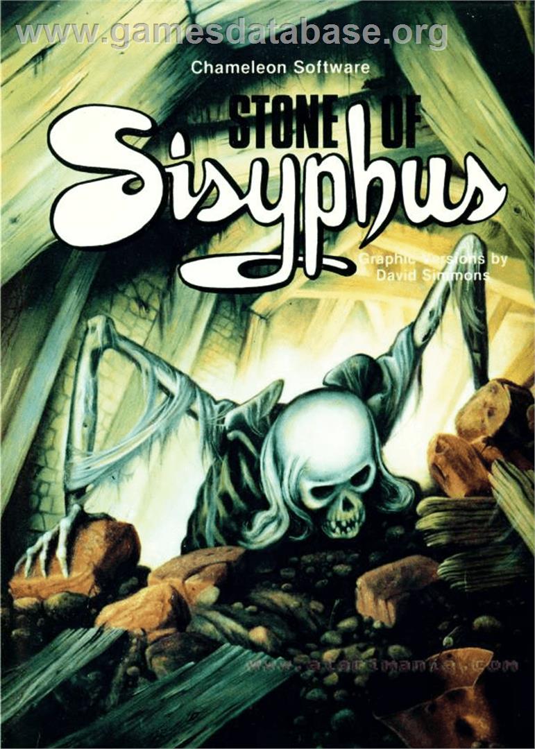 Stone of Sisyphus - Atari 8-bit - Artwork - Box