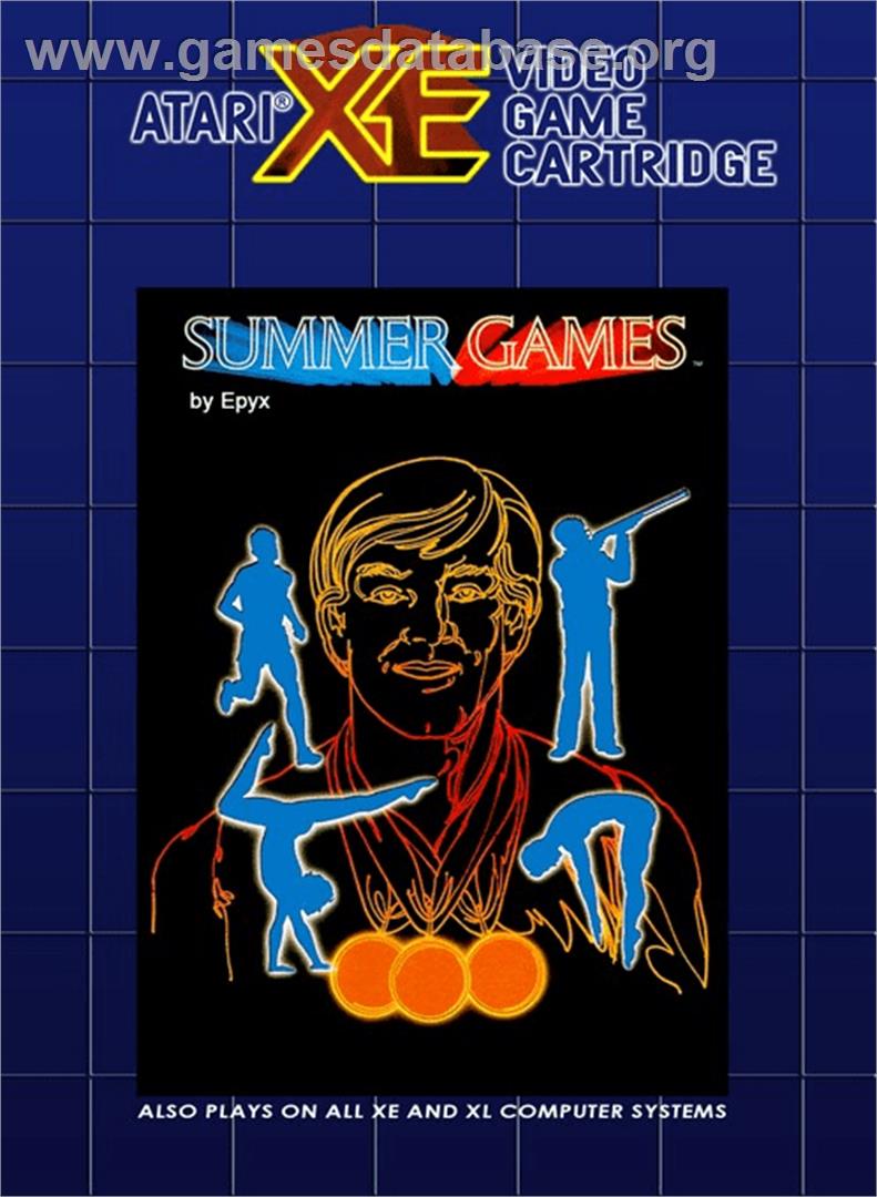Summer Games - Atari 8-bit - Artwork - Box