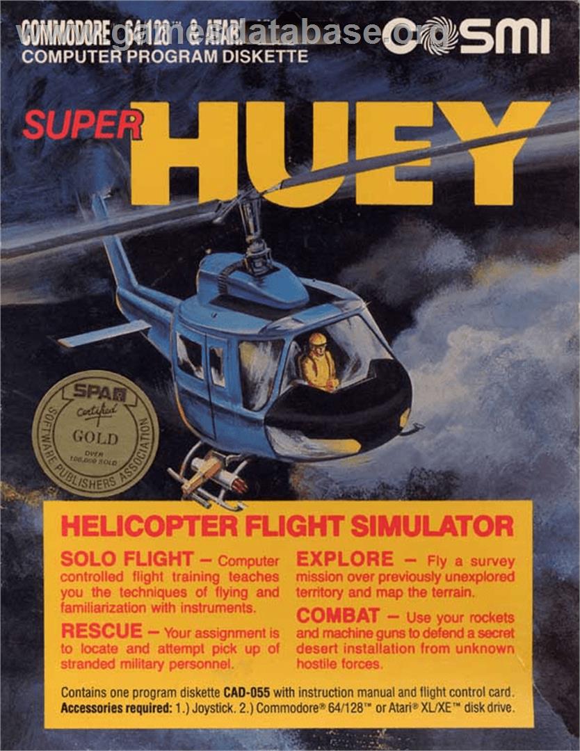 Super Huey UH-IX - Atari 8-bit - Artwork - Box