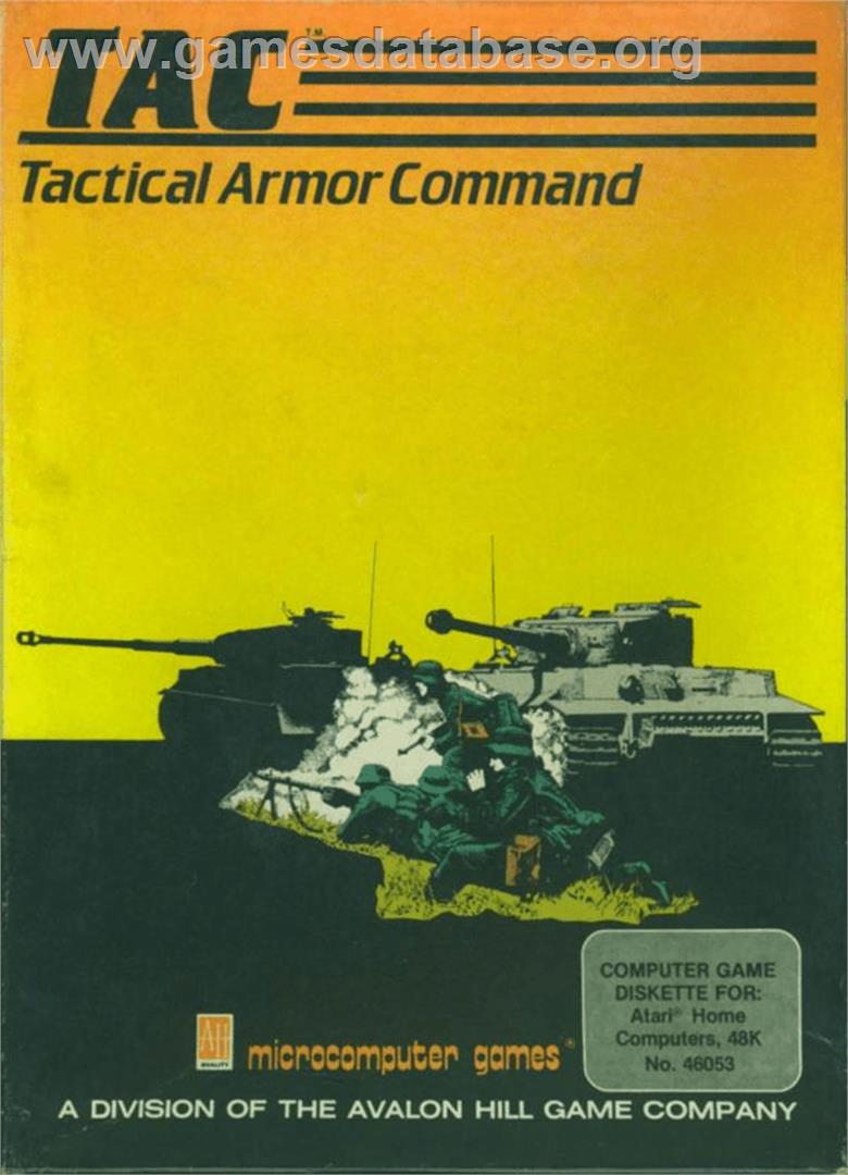 TAC: Tactical Armor Command - Atari 8-bit - Artwork - Box