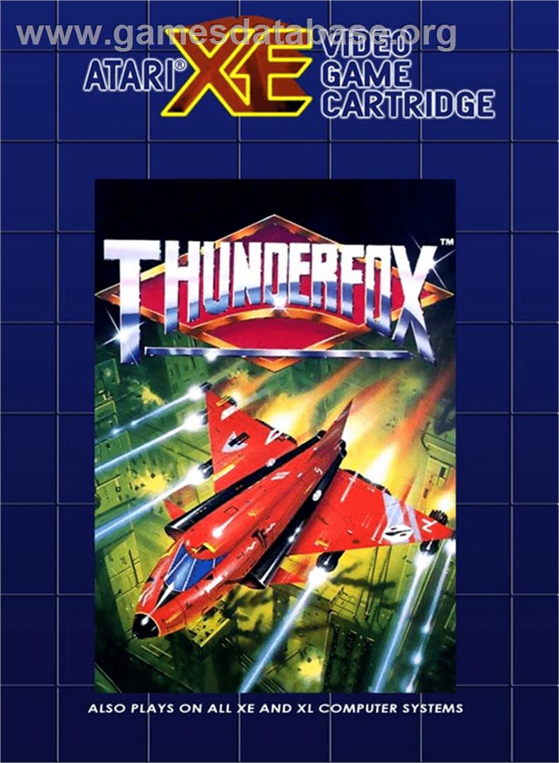 Thunder Fox - Atari 8-bit - Artwork - Box