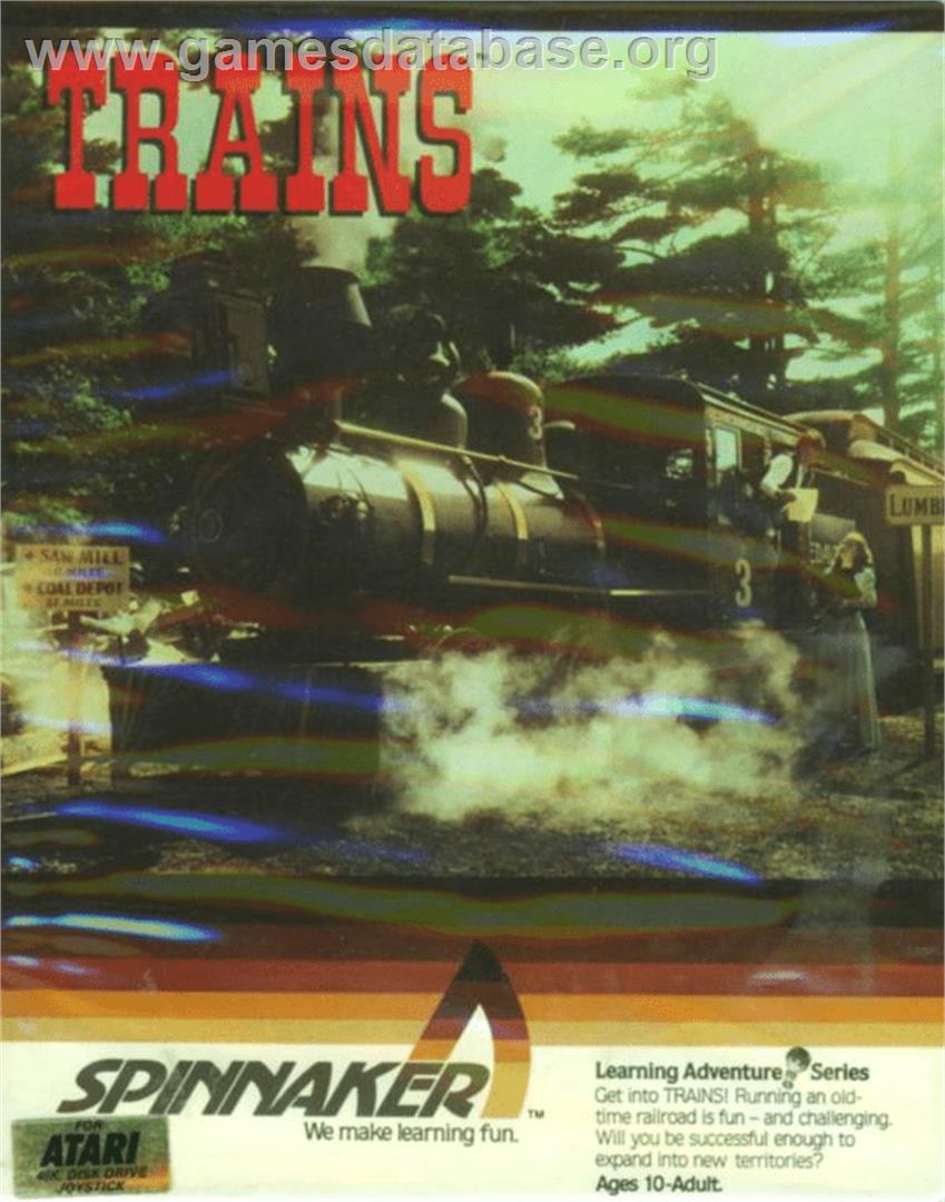 Trains - Atari 8-bit - Artwork - Box
