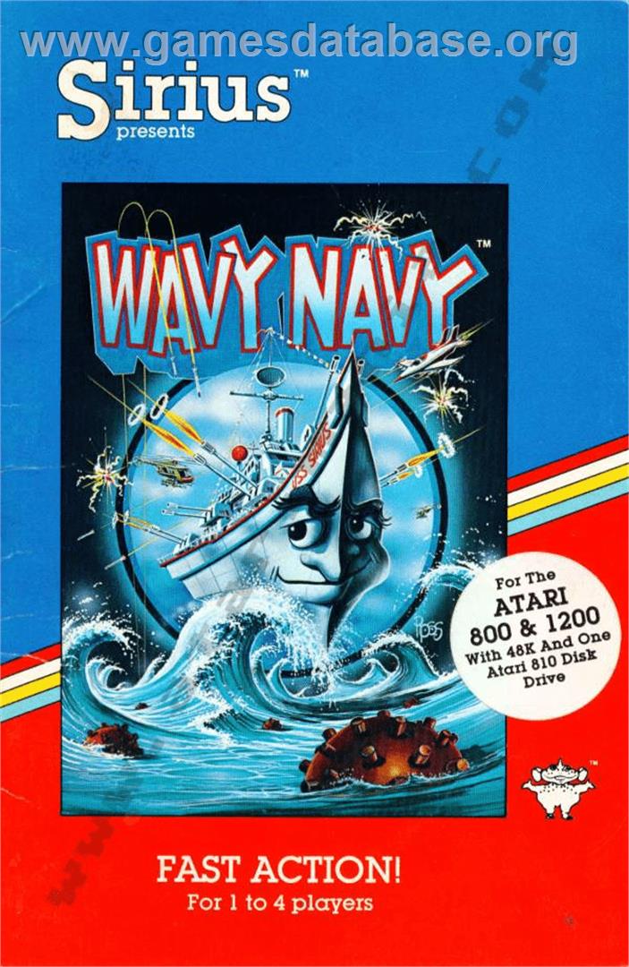 Wavy Navy - Atari 8-bit - Artwork - Box