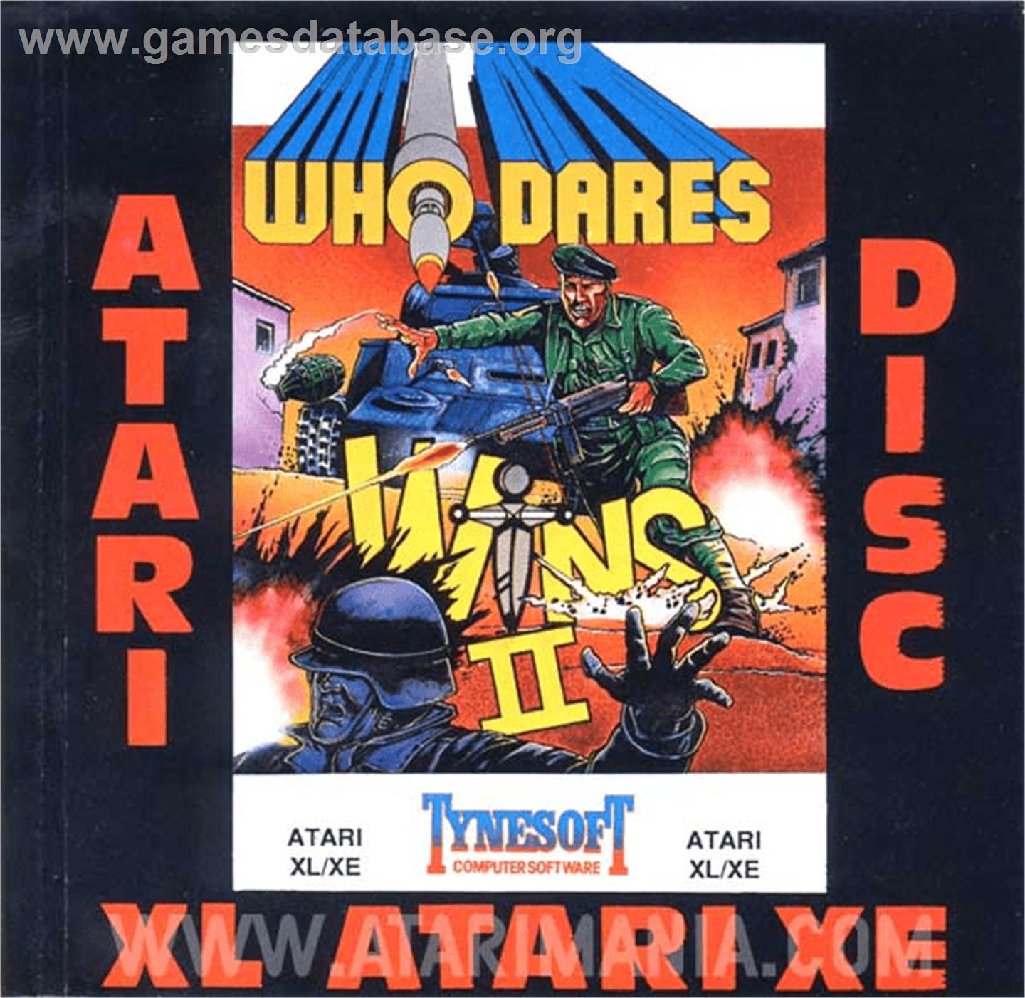 Who Dares Wins 2 - Atari 8-bit - Artwork - Box