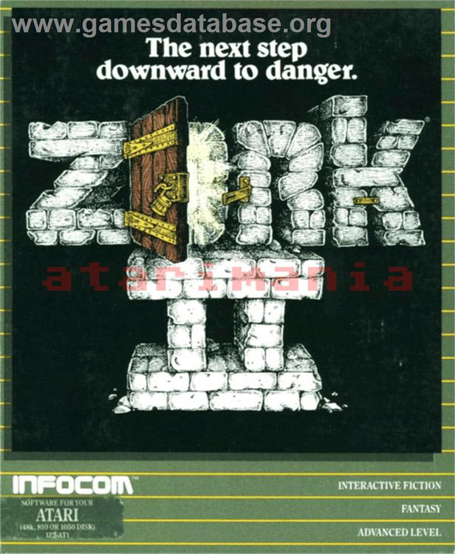 Zork II: The Wizard of Frobozz - Atari 8-bit - Artwork - Box