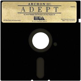 Artwork on the Disc for Archon 2: Adept on the Atari 8-bit.