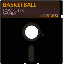 Artwork on the Disc for Basketball on the Atari 8-bit.