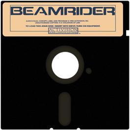 Artwork on the Disc for Beamrider on the Atari 8-bit.