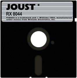 Artwork on the Disc for Joust on the Atari 8-bit.
