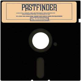 Artwork on the Disc for Pastfinder on the Atari 8-bit.