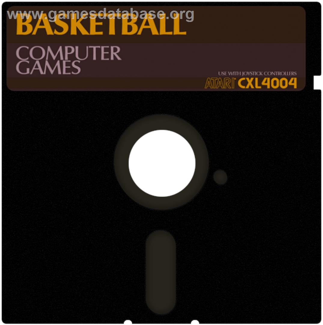 Basketball - Atari 8-bit - Artwork - Disc