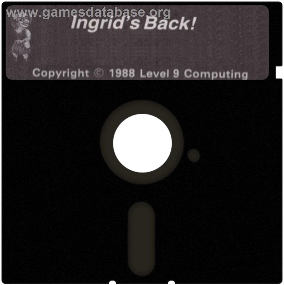 Ingrid's Back - Atari 8-bit - Artwork - Disc