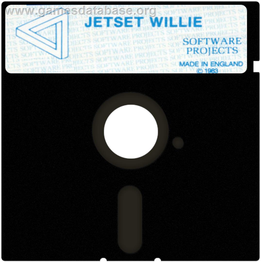 Jet Set Willy - Atari 8-bit - Artwork - Disc