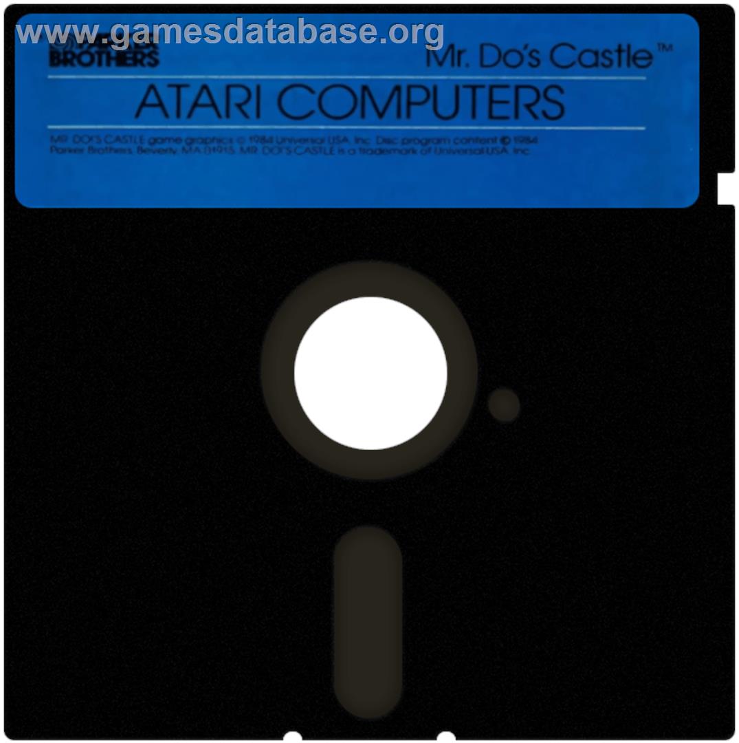 Mr. Do! - Atari 8-bit - Artwork - Disc