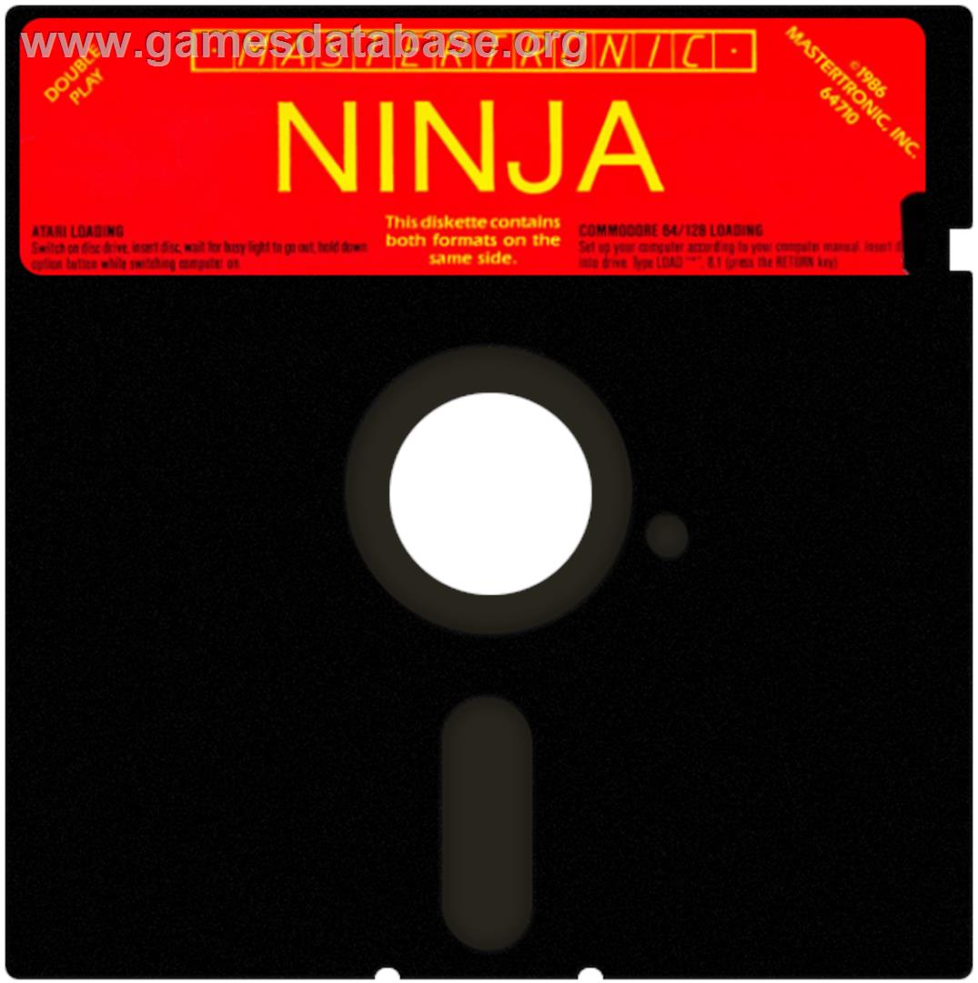 Ninja - Atari 8-bit - Artwork - Disc