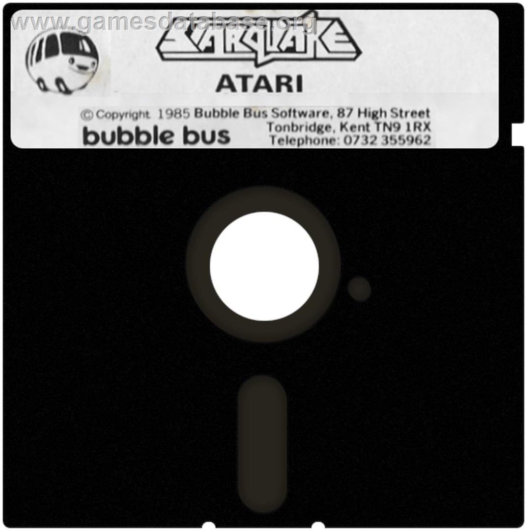 Star Quake - Atari 8-bit - Artwork - Disc