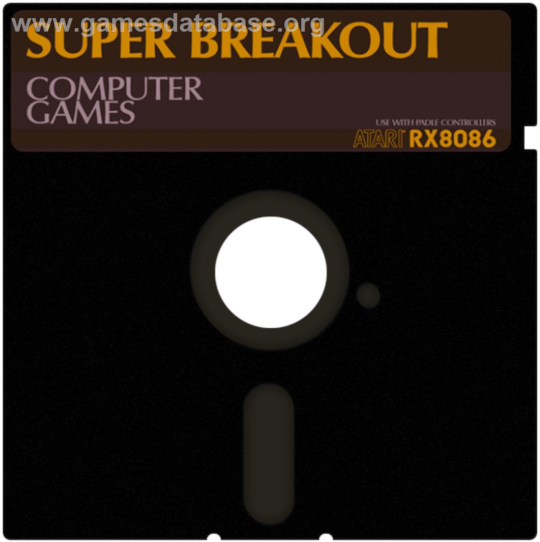 Super Breakout - Atari 8-bit - Artwork - Disc
