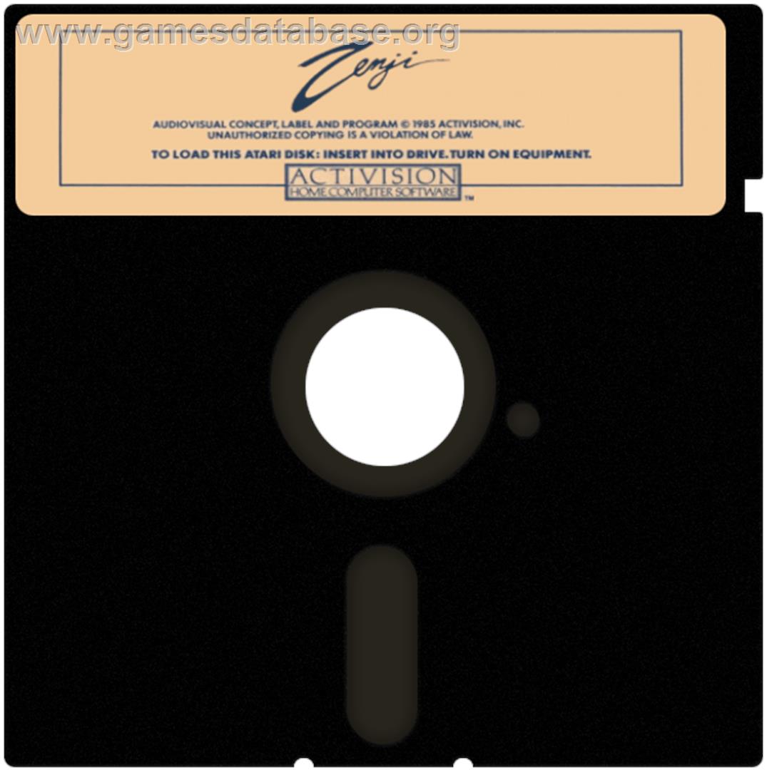 Zenji - Atari 8-bit - Artwork - Disc