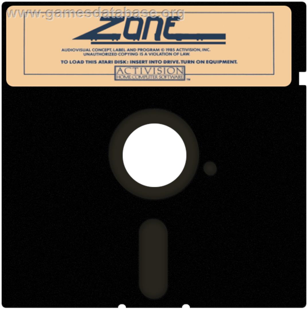 Zone Ranger - Atari 8-bit - Artwork - Disc