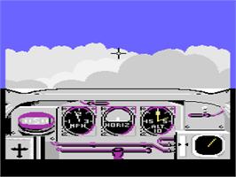 In game image of Ace of Aces on the Atari 8-bit.