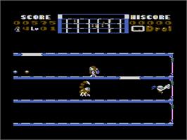 In game image of Drol on the Atari 8-bit.