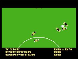 In game image of Fantastic 4 on the Atari 8-bit.