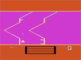In game image of Fantastic Voyage on the Atari 8-bit.