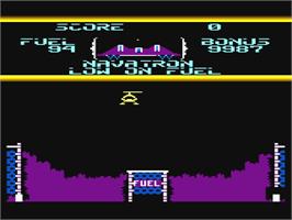 In game image of Fort Apocalypse on the Atari 8-bit.