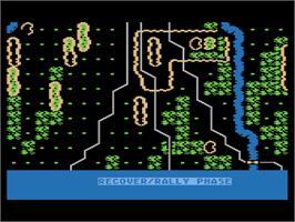 In game image of Gettysburg: The Turning Point on the Atari 8-bit.