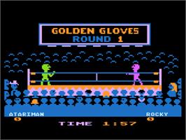 In game image of Golden Voyage on the Atari 8-bit.