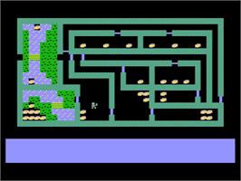In game image of Jewels of Darkness on the Atari 8-bit.