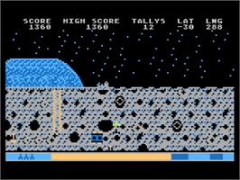 In game image of Moptown Parade on the Atari 8-bit.