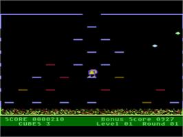 In game image of Mr. Cool on the Atari 8-bit.