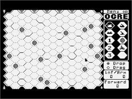 In game image of Ogre on the Atari 8-bit.