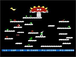 In game image of Springer on the Atari 8-bit.