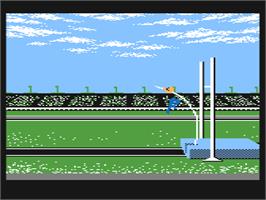 In game image of Summer Games on the Atari 8-bit.