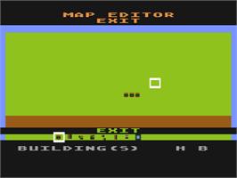 In game image of Wargame Construction Set on the Atari 8-bit.