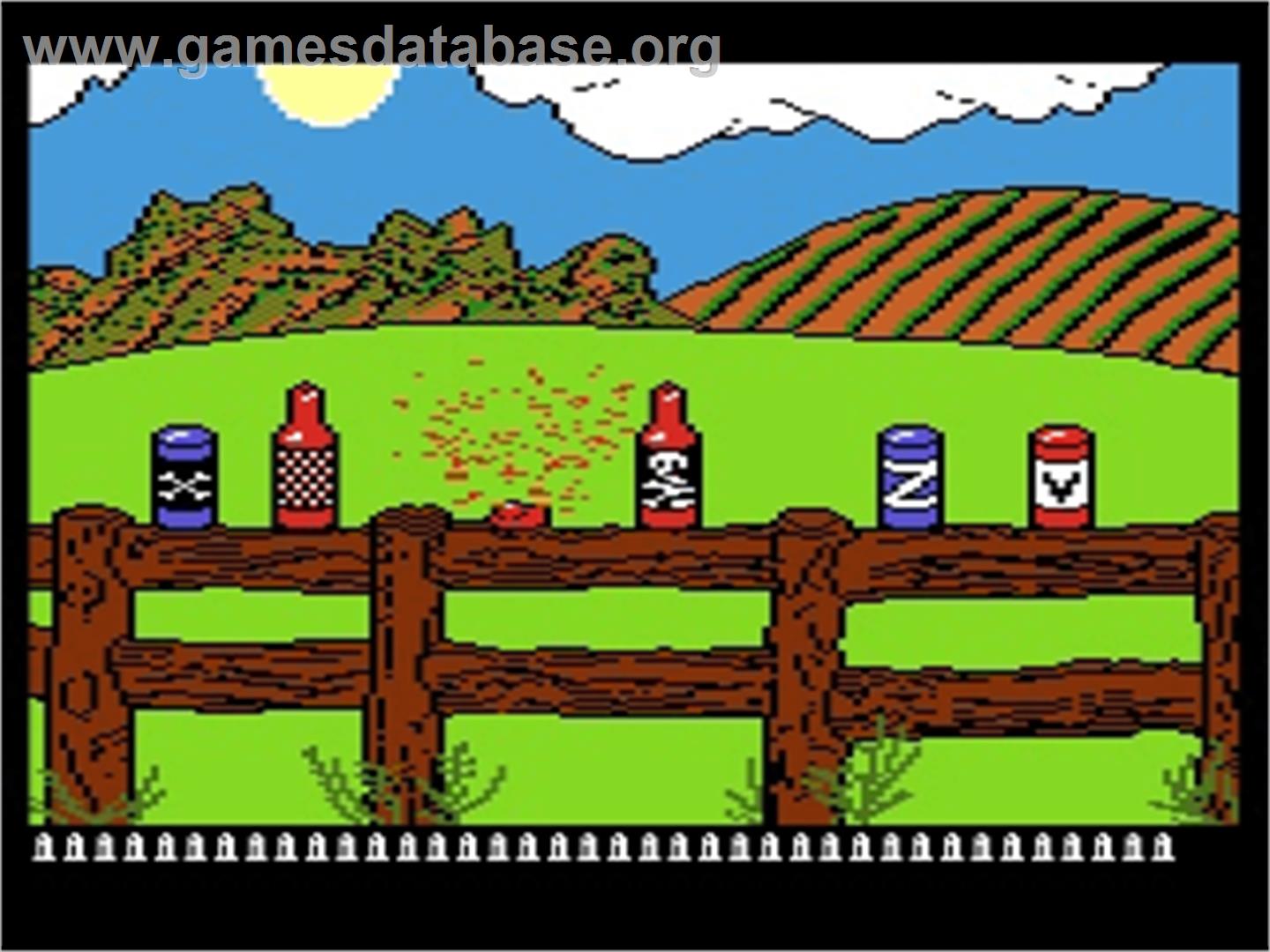 Barnyard Blaster - Atari 8-bit - Artwork - In Game