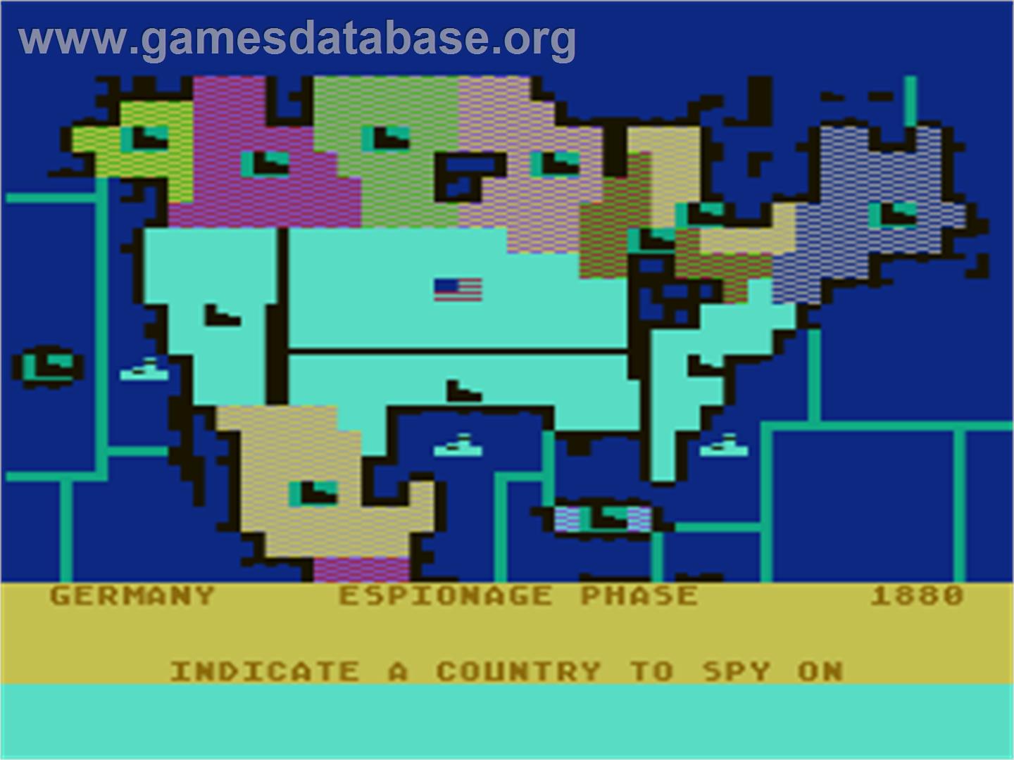 Colonial Conquest - Atari 8-bit - Artwork - In Game