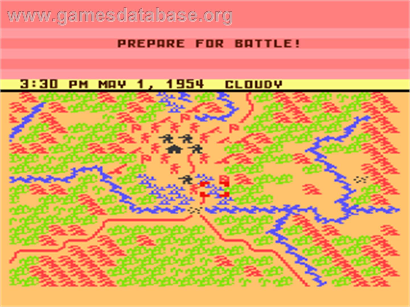 Conflict in Vietnam - Atari 8-bit - Artwork - In Game