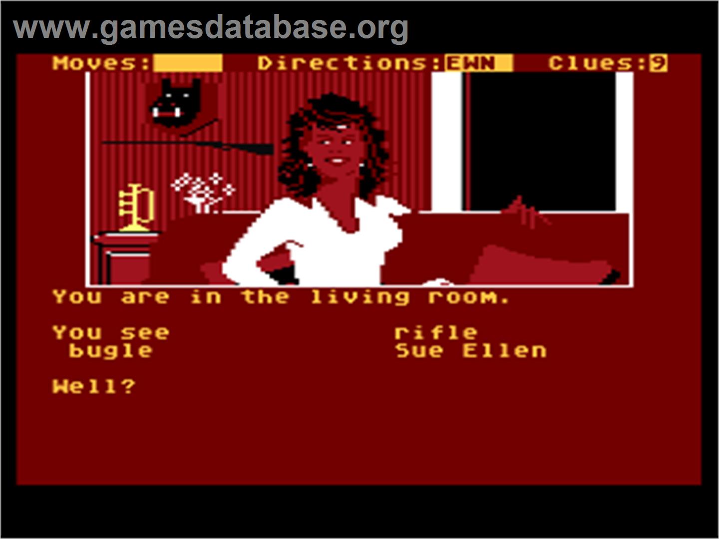 Dallas Quest - Atari 8-bit - Artwork - In Game