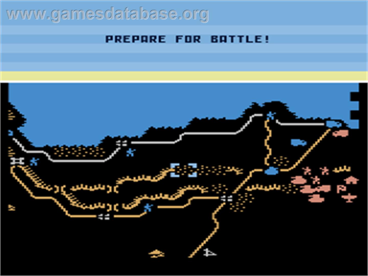 Decision in the Desert - Atari 8-bit - Artwork - In Game
