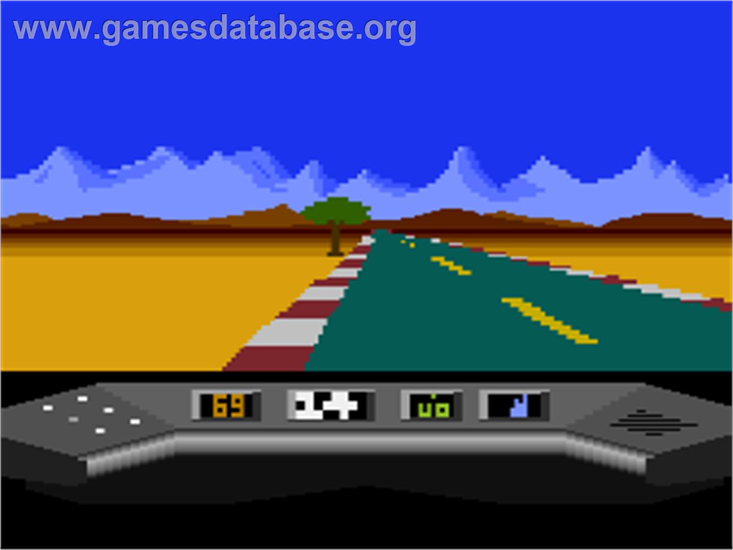 Elektraglide - Atari 8-bit - Artwork - In Game