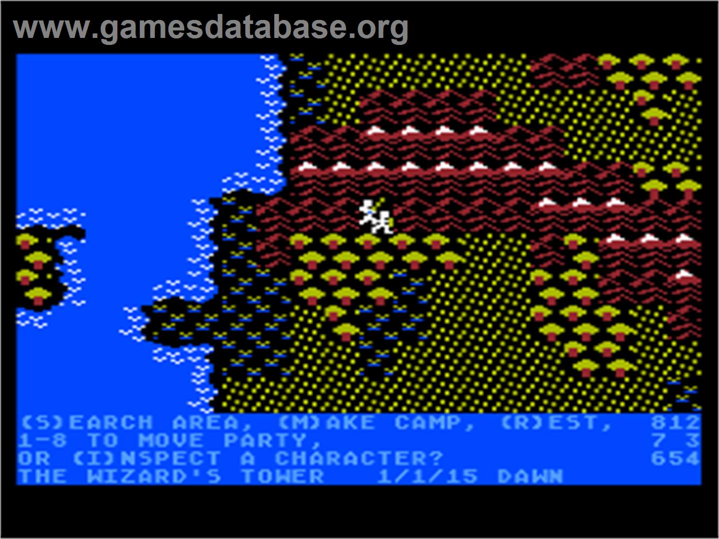 Eternal Dagger - Atari 8-bit - Artwork - In Game