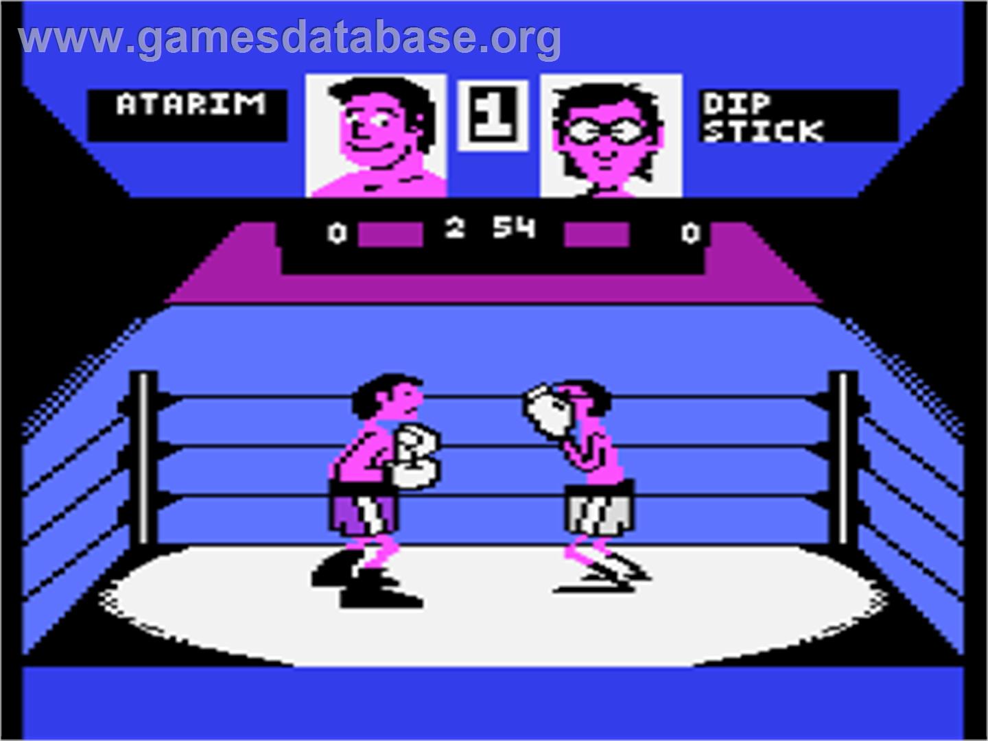 Fight Night - Atari 8-bit - Artwork - In Game